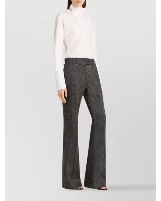 Courreges White Cotton Asymmetric Long-Sleeve Blouse