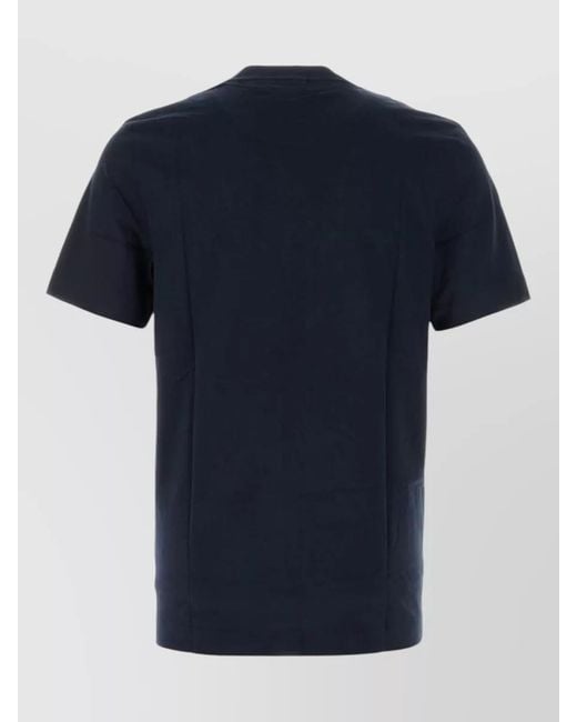 Boss Blue Cotton Crew Neck Regular Fit T Shirt for men