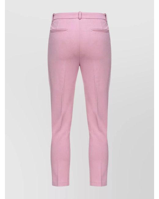Pinko Pink Cropped Trousers