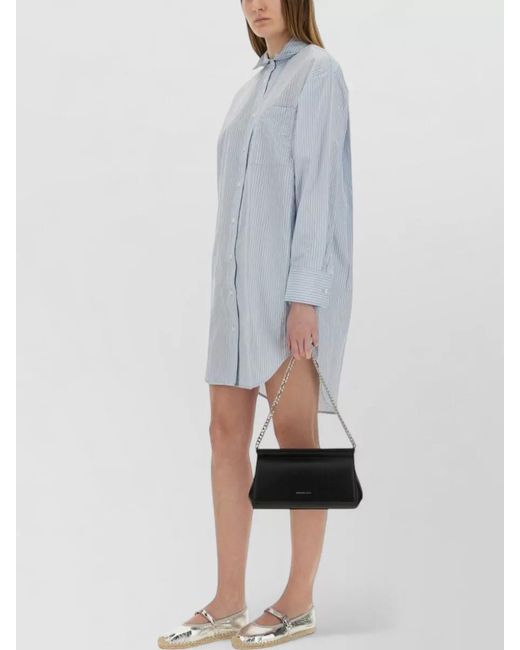 Michael Kors Gray Mini Shirt Dress