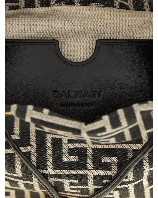 Balmain Black Pulse Mini Bucket Bag Dual Carry
