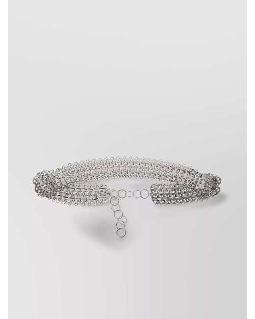 Rabanne Gray Metal Belt 1969
