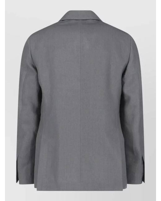 Lardini Gray Linen Suit for men