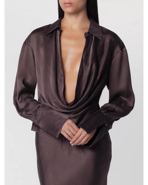 ANDAMANE Black Midi Dress