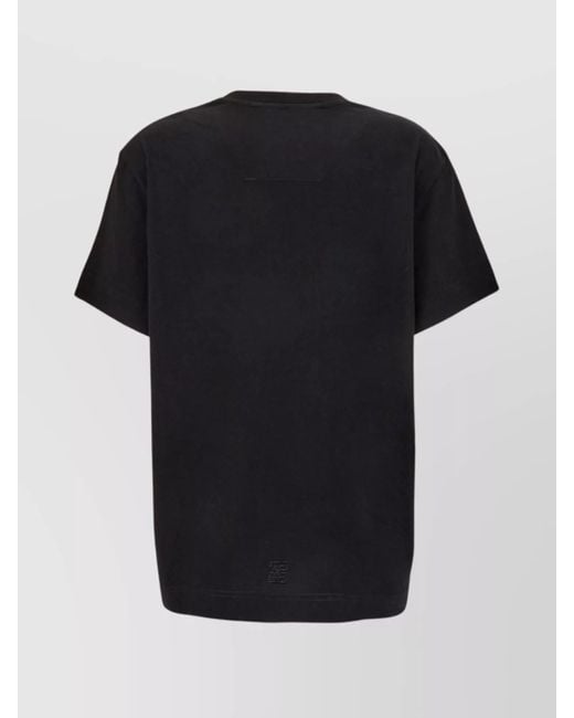 Givenchy Black Embellished Logo Cotton T-Shirt