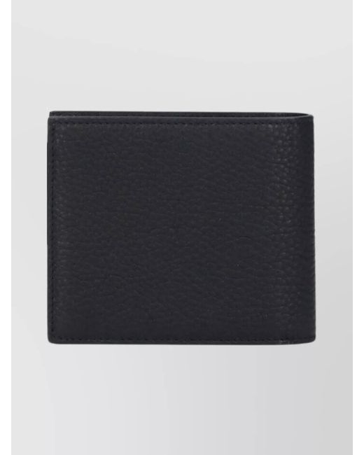 Givenchy Black Leather Bifold Wallet for men