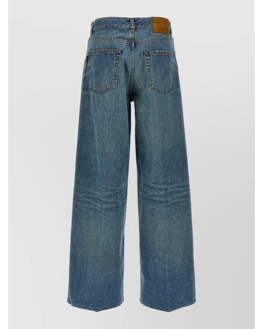 Haikure Blue Bethany Wide Leg Jeans Five Pocket