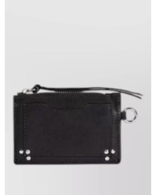 Jérôme Dreyfuss Black Leather Cardholder