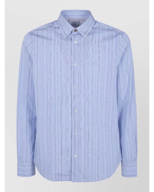 Paul Smith Blue Slim-Fit Shirt for men