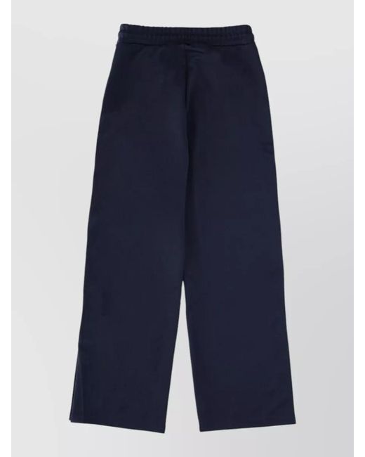 Michael Kors Blue Logo Track Trousers Elastic Waistband Side Stripes