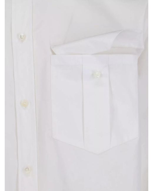 Jil Sander White Cotton Shirt for men