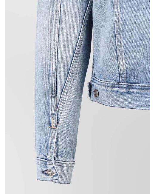 Tom Ford Blue Denim Shirt Long Sleeves Chest Pockets Cuffs for men