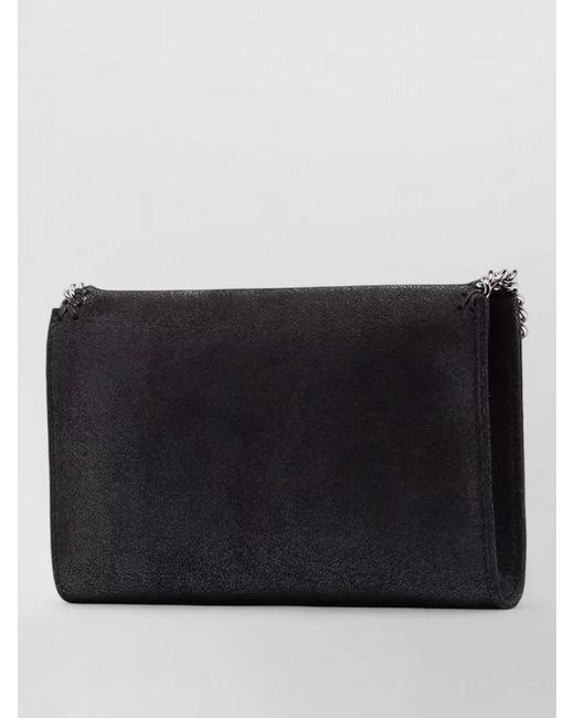 Stella McCartney Black Falabella Chain Wallet Cross-Body Bag