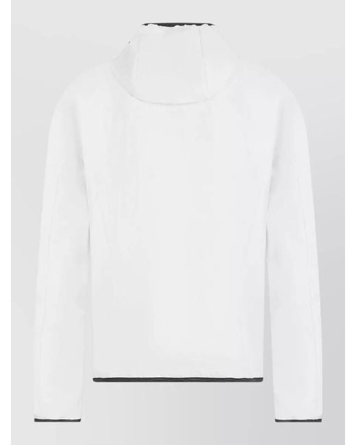Boss White Waterproof Hooded Lightweight Jacket for men
