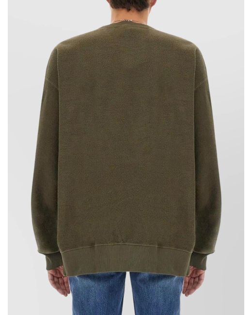 McQueen Green Logo Sweatshirt for men