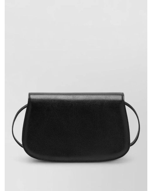 Gucci Black Shoulder Bag Structured Shape Top Handle