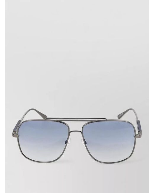 Tom Ford Metallic Sunglasses Ft0669 Metal Square Frame
