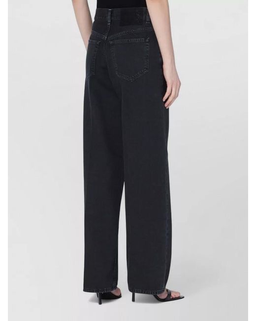 Haikure Blue Denim Wide-Leg Trousers
