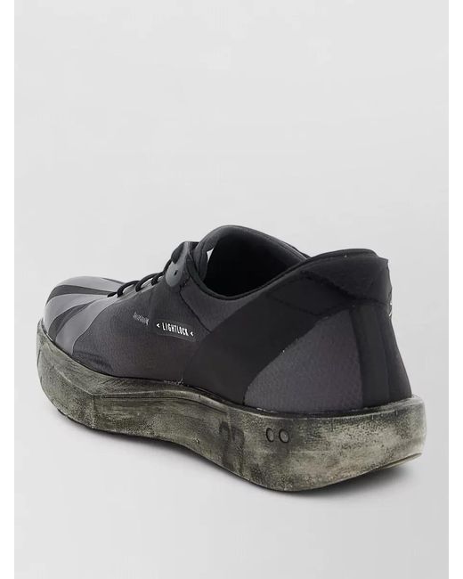 Y-3 Black Adios 9 Sneakers Round Toe Stripes for men
