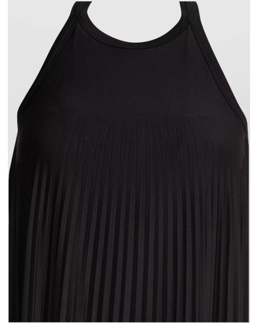 Sportmax Black Open Back Maxi Dress