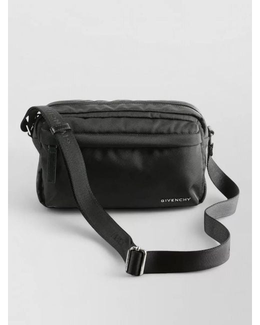 Givenchy Black Crossbody Camera Belt Bag Adjustable Strap for men