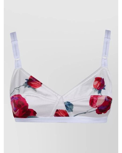 N°21 Red Viscose Bra Top