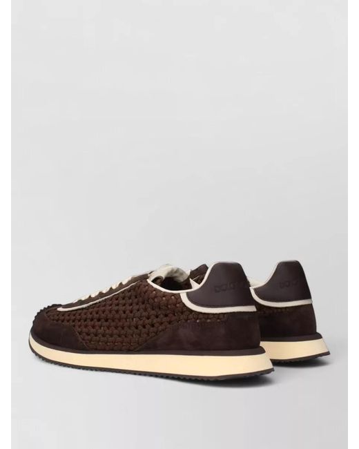 Dolce & Gabbana Black Suede Low-Top Sneakers for men