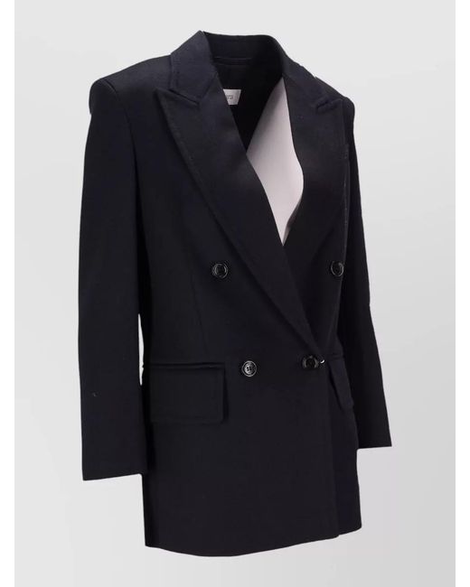 Max Mara Blue Camel Hair Blazer