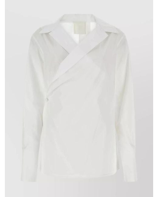 Givenchy White Cotton Regular-Fit Shirt