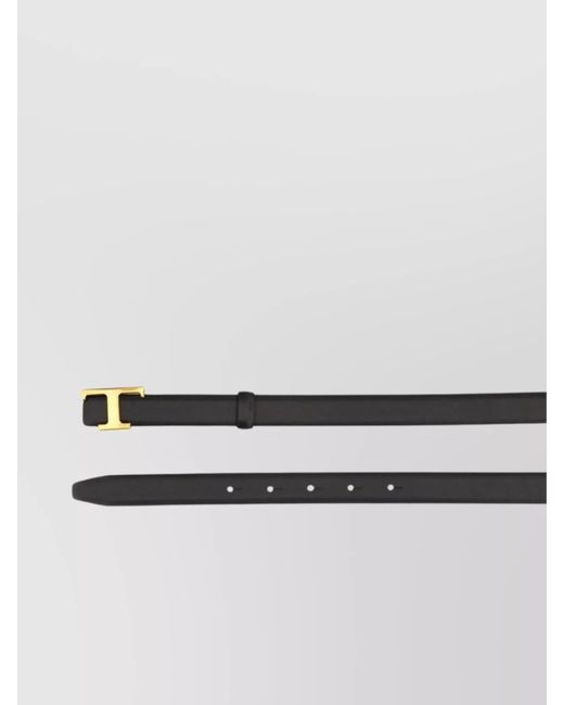 Tod's White Leather Belt