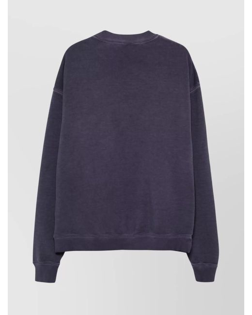 DSquared² Blue Cotton Jersey Logo-Print Sweatshirt for men