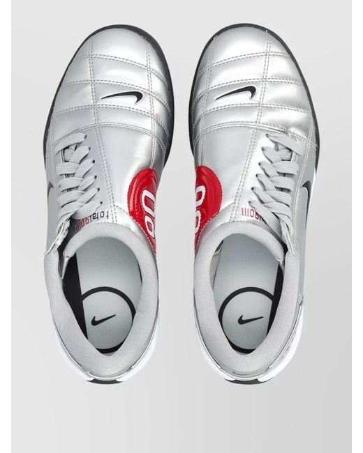 Nike White Synthetic Low-Top Sneakers