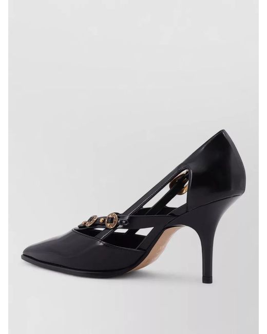 Pinko Multicolor Leather Slingback Pumps Strappy Pointed Toe