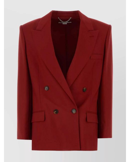 Stella McCartney Red Wool Blazer