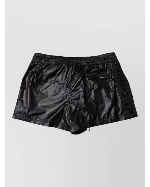 Dolce & Gabbana Black Swim Shorts for men