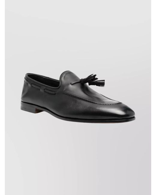 Church's Black Leather Loafers for men
