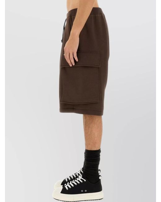 DSquared² Brown Balloon Cargo Shorts for men