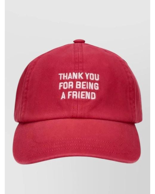 AMI Red Cotton Cap