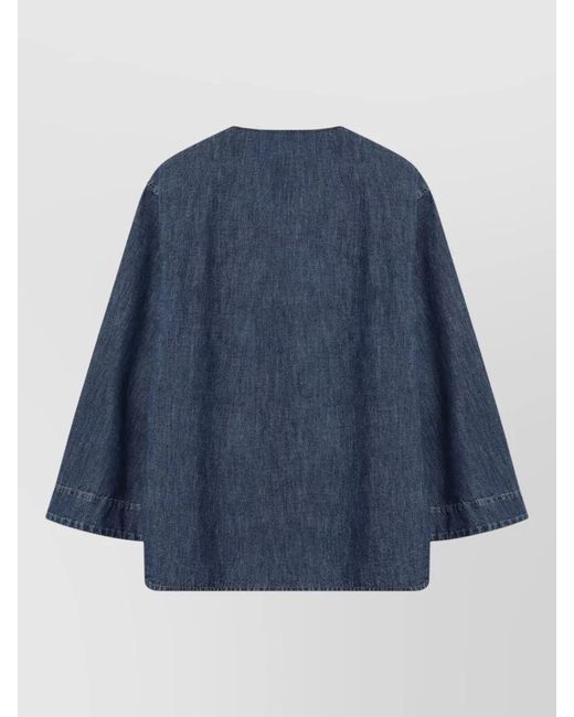 Valentino Garavani Blue Denim Shirt