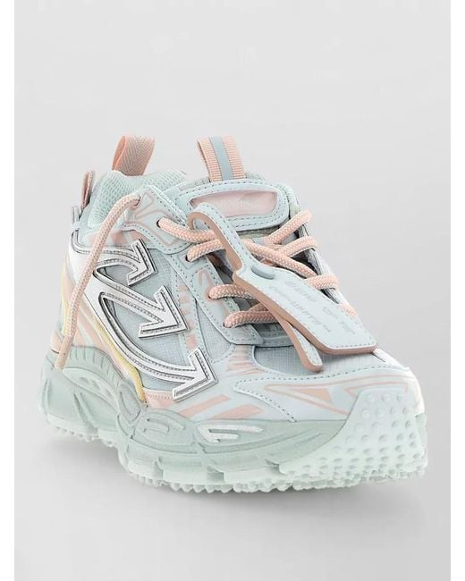 Off-White c/o Virgil Abloh Gray Be Right Back Low-Top Sneakers