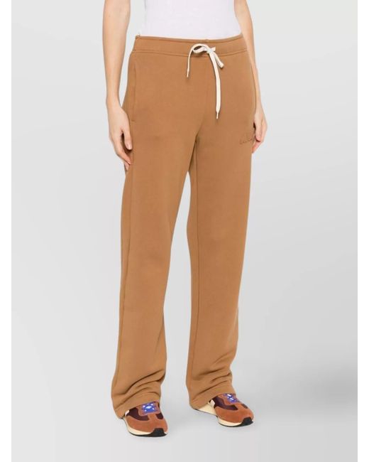 Autry White Cotton Straight-Leg Track Pants