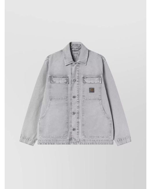 Carhartt Gray Arctic Jacket Chest Side Pockets for men