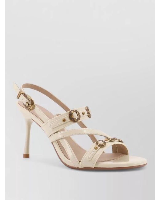 Pinko Natural Leather Sandals
