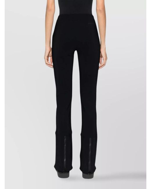 Filippa K Blue High-Rise Paneled Flared Trousers