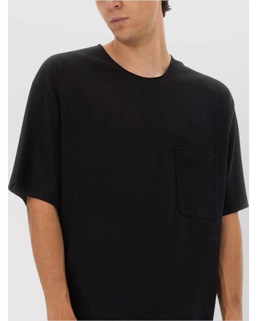 Lemaire Black Relaxed-Fit T-Shirt for men