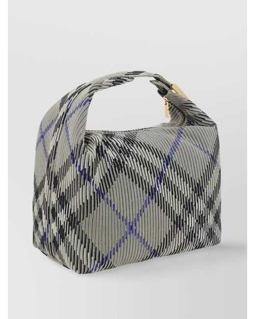 Burberry Gray Medium Nylon Mini Bag