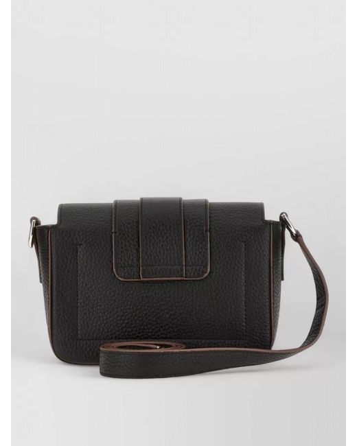 Hogan Black H-Bag Leather Shoulder Bag