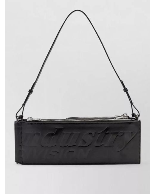DIESEL Black Flag Crossbody Bag Adjustable Strap