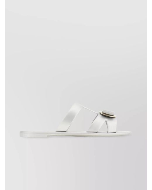 Ferragamo Multicolor Slide Sandals Plate