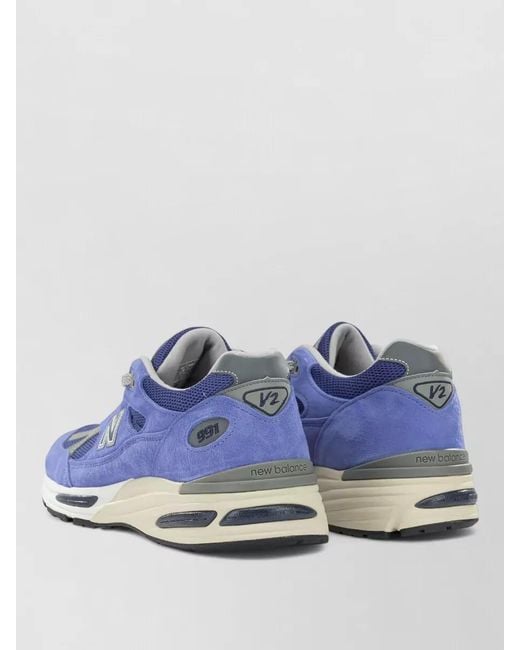 New Balance Blue Uk 991V2 Summer Brights Low Top Sneakers for men